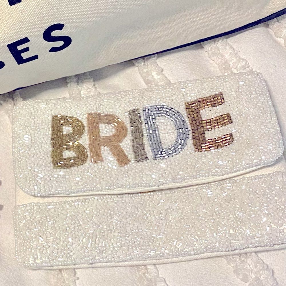 Beaded Bride purse
